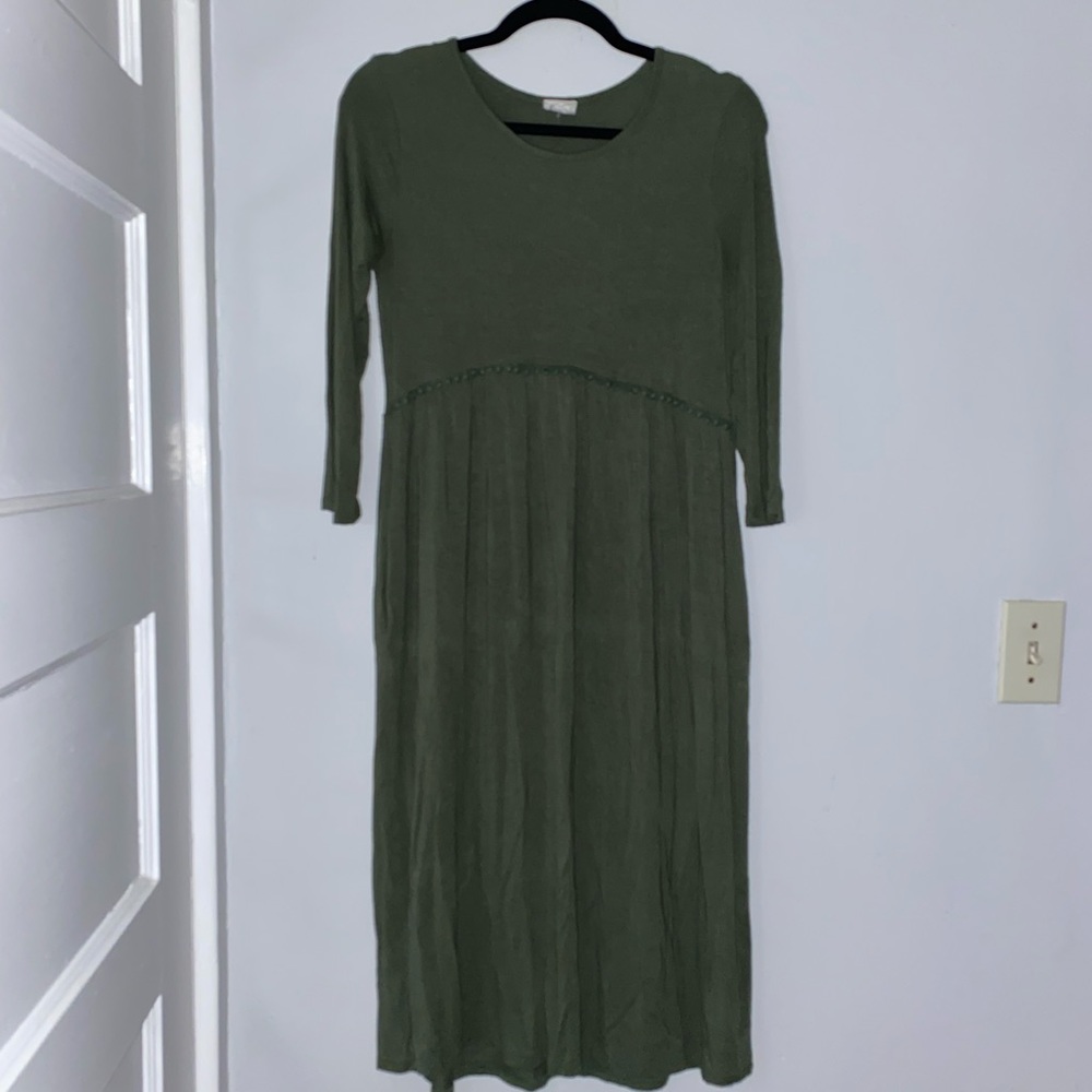 Prairie Cottage Core Peasant Dress
